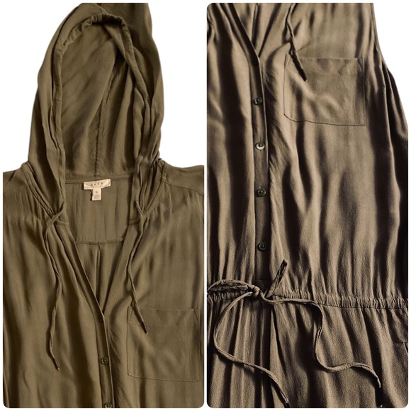 JOIE (SOFT) - Biltmore B Jumpsuit in Deep Lichen Green - L - Picture 12 of 16